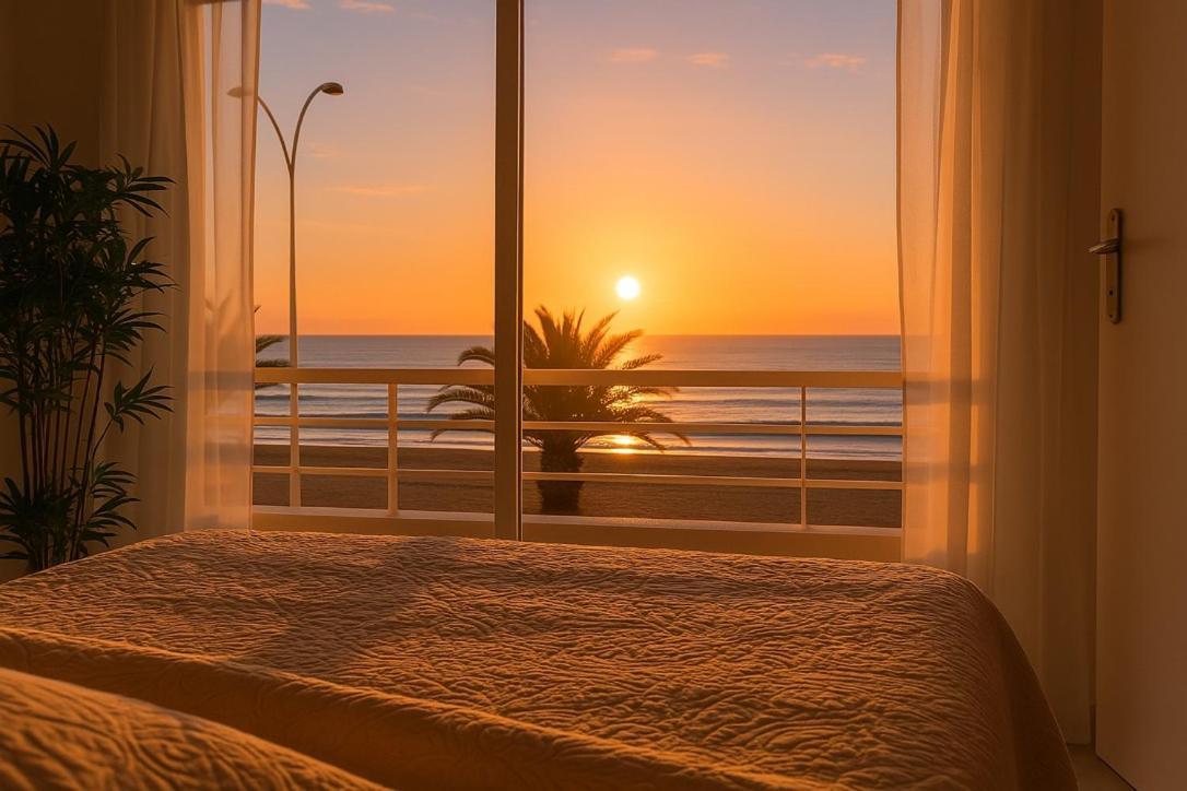 "Plage" Splendide Vue Mer Depuis La Chambre Et Le Salon Cuisine, 20M De La Plage! Canet-en-Roussillon Εξωτερικό φωτογραφία