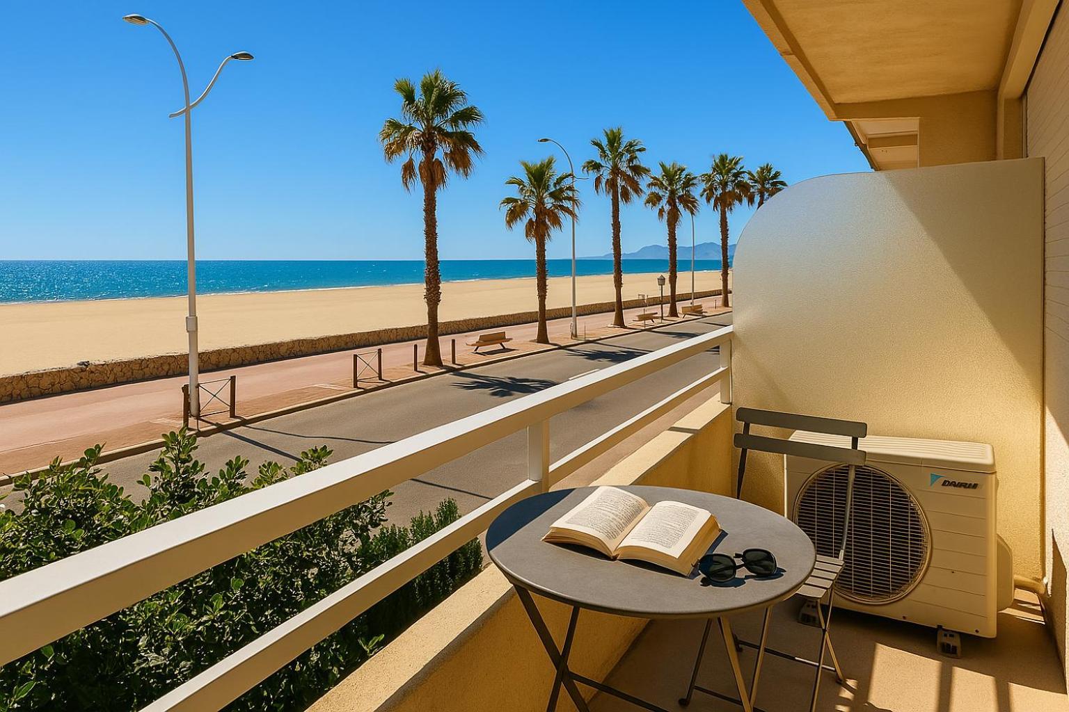 "Plage" Splendide Vue Mer Depuis La Chambre Et Le Salon Cuisine, 20M De La Plage! Canet-en-Roussillon Εξωτερικό φωτογραφία