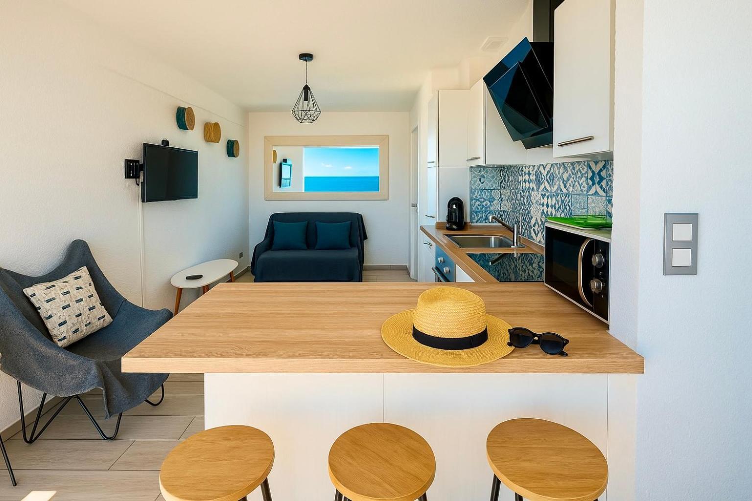 "Plage" Splendide Vue Mer Depuis La Chambre Et Le Salon Cuisine, 20M De La Plage! Canet-en-Roussillon Εξωτερικό φωτογραφία