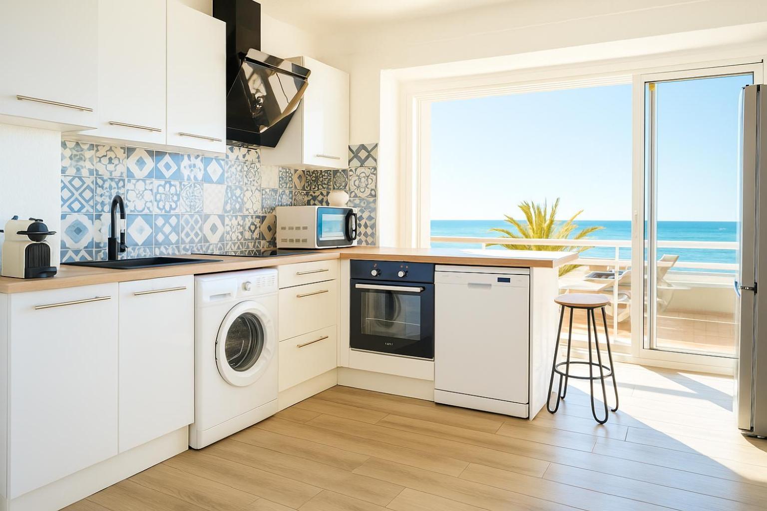 "Plage" Splendide Vue Mer Depuis La Chambre Et Le Salon Cuisine, 20M De La Plage! Canet-en-Roussillon Εξωτερικό φωτογραφία