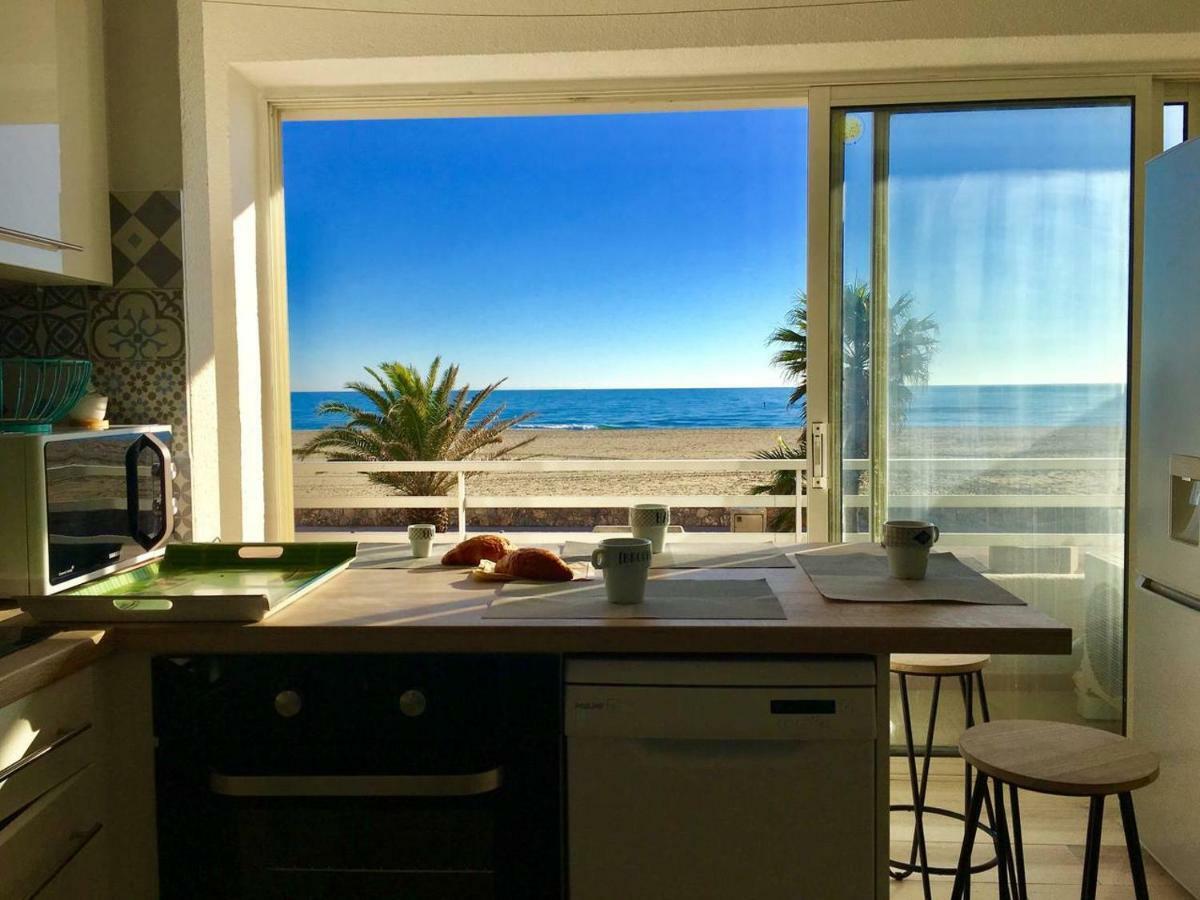 "Plage" Splendide Vue Mer Depuis La Chambre Et Le Salon Cuisine, 20M De La Plage! Canet-en-Roussillon Εξωτερικό φωτογραφία